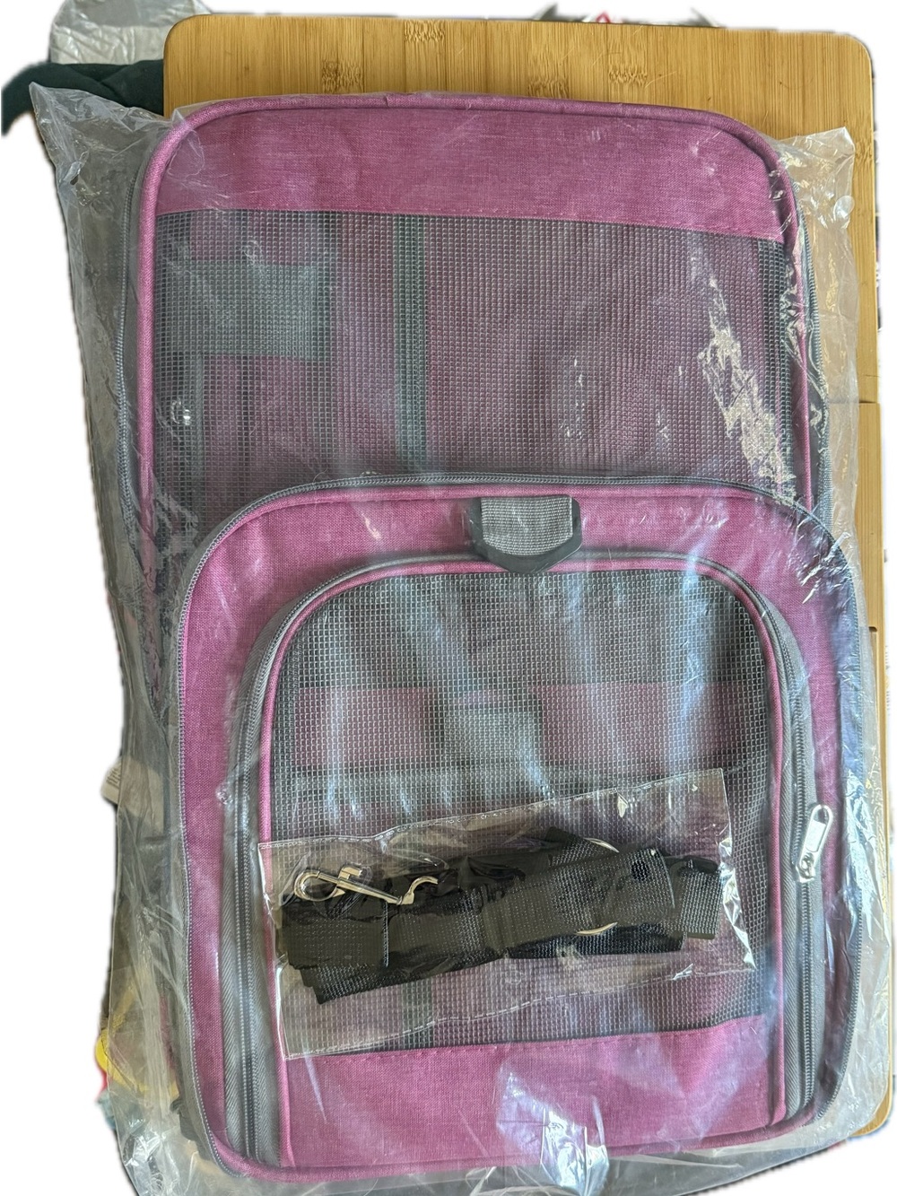 💕 NIB Pink Soft-Sided Cat or Small Dog Pet Carrier with Mesh Panels - Picture 6 of 16